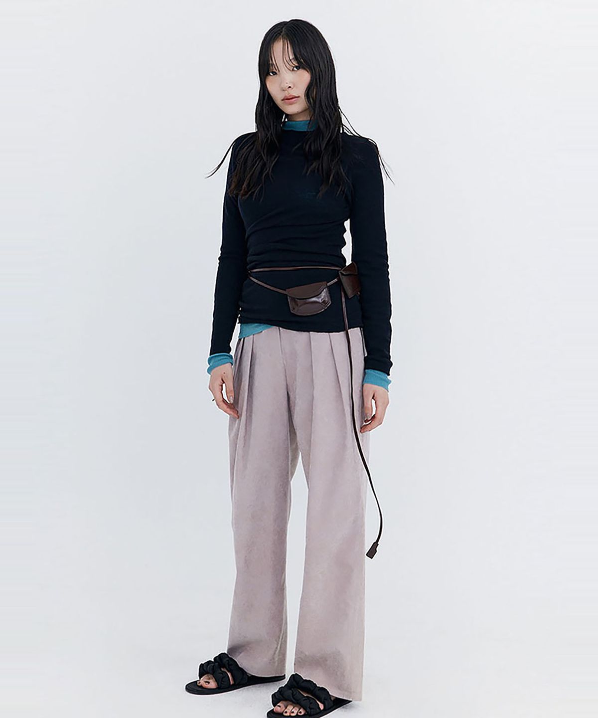 분더캄머(WNDERKAMMER) Cupra Wide Pants_Indian Pink(큐프라 와이드 팬츠_인디안 핑크)