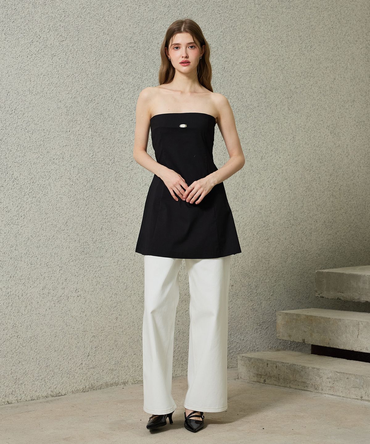 아리킴(ARIKIM) KITTEN MINI DRESS / BLACK