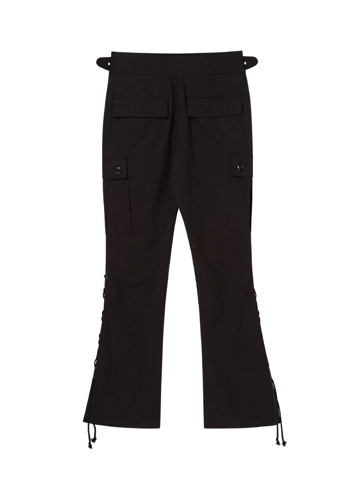 엔와이엑스엑스(NYXX) EYELET KNOT CARGO PANTS BLACK