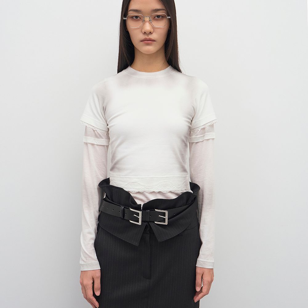 ◆LCDC◆ DOUBLE BUCKLE LEATHER BELT LCDWAABT28020 MUSINSA | LCDC TM DOUBLE BUCKLE LEATHER BELT
