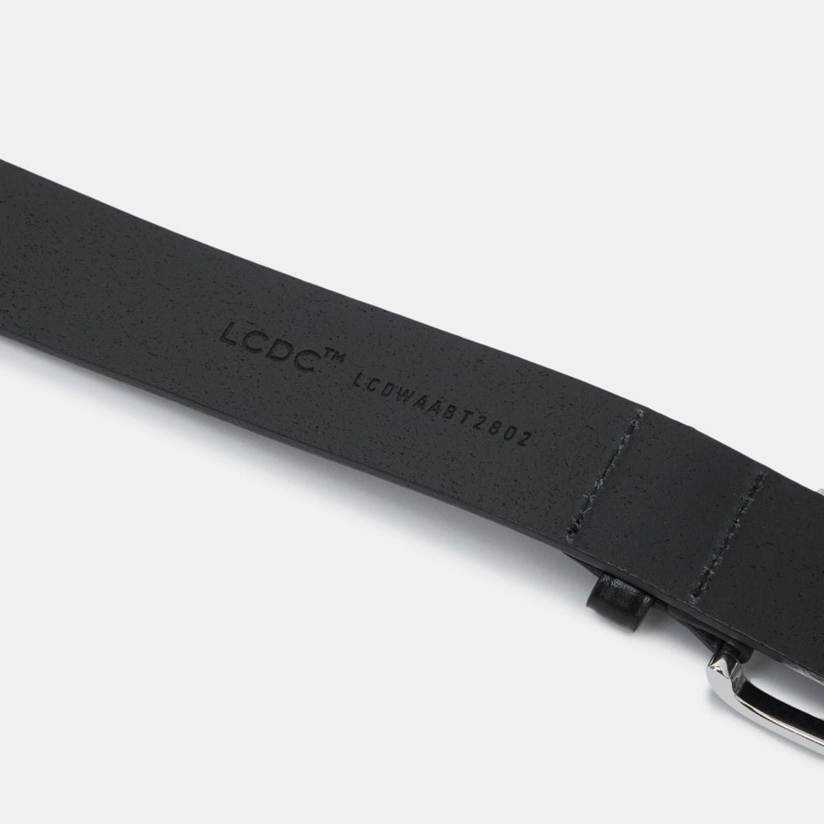 엘씨디씨티엠(LCDC™) DOUBLE BUCKLE LEATHER BELT