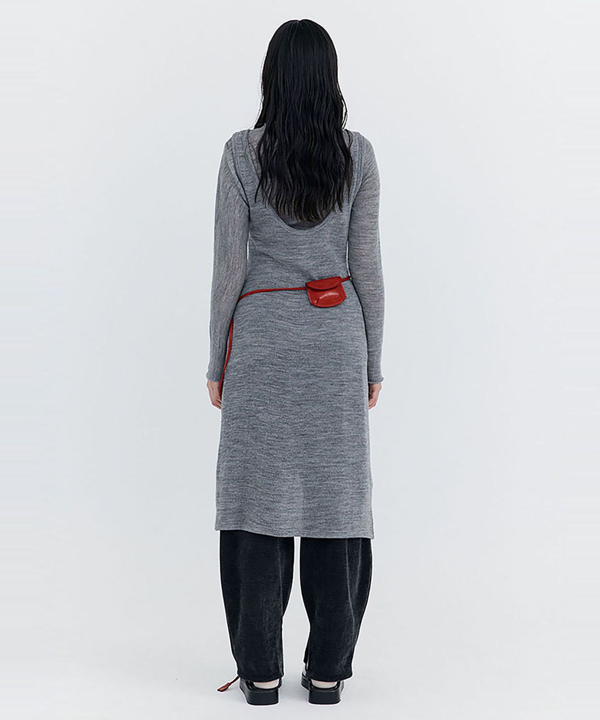 분더캄머(WNDERKAMMER) Wool Sleeveless Dress_Melange(울 슬리브리스 드레스_멜란지)