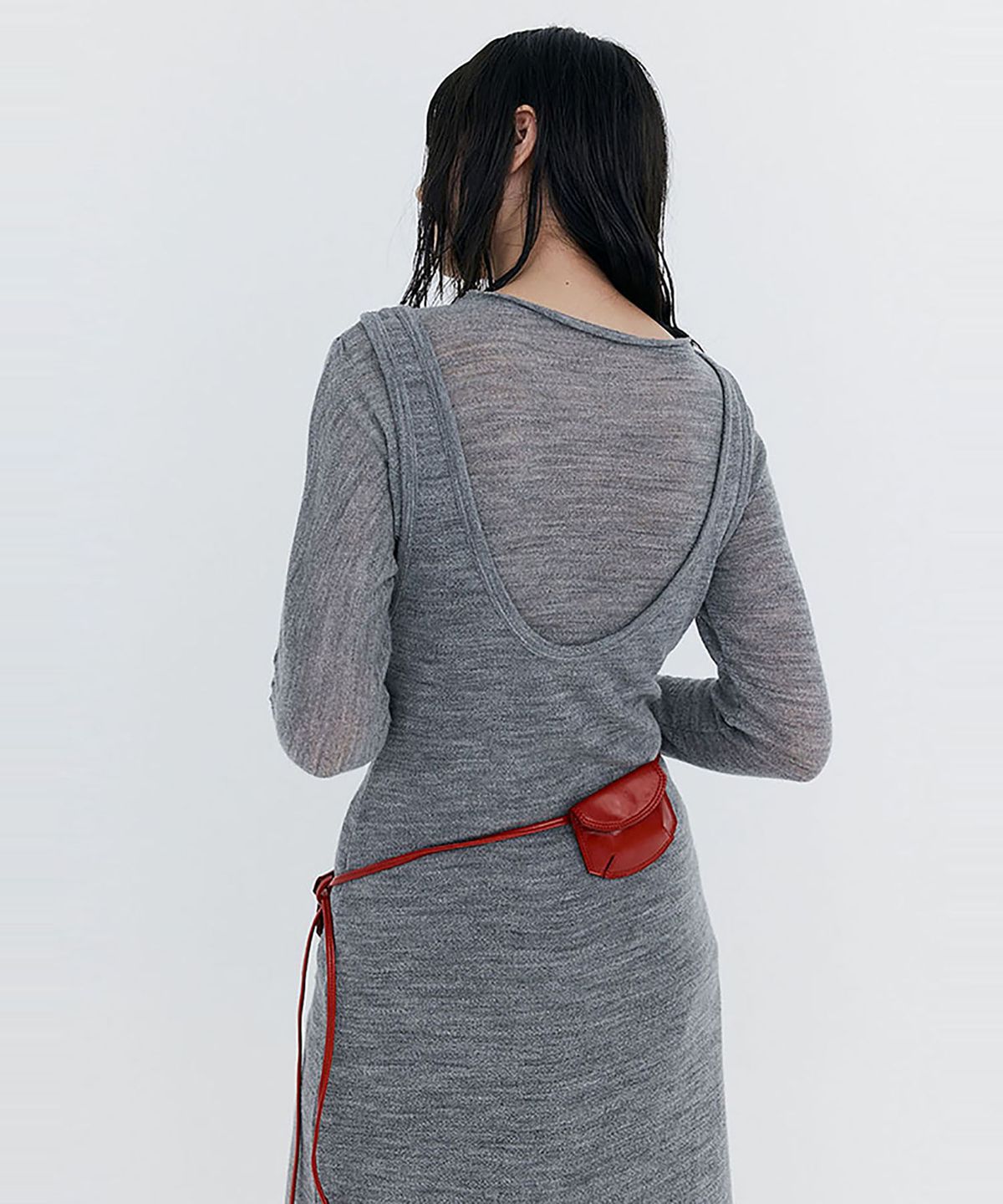 분더캄머(WNDERKAMMER) Wool Sleeveless Dress_Melange(울 슬리브리스 드레스_멜란지)