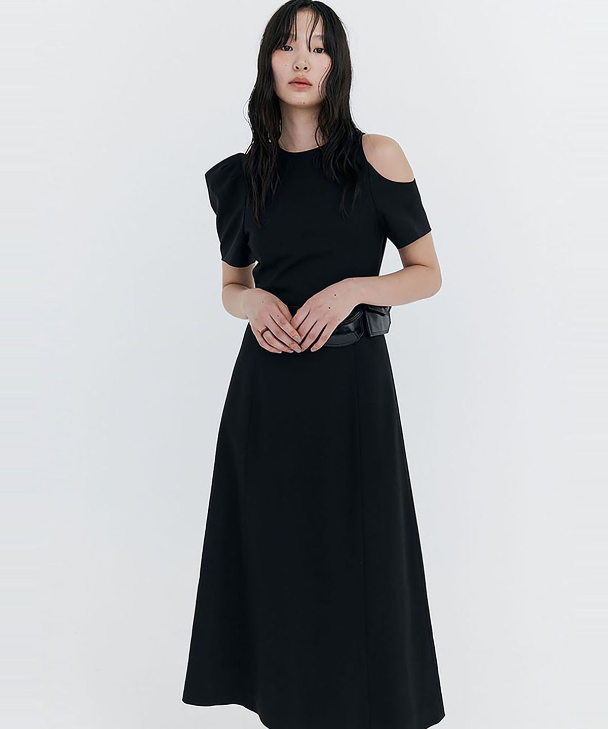 분더캄머(WNDERKAMMER) Puff Holiday Dress_Black(퍼프 홀리데이 드레스_블랙)