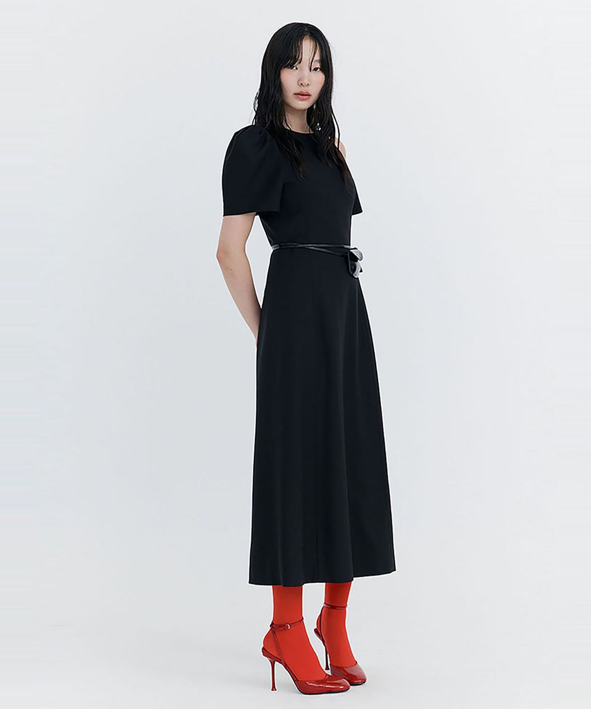 분더캄머(WNDERKAMMER) Puff Holiday Dress_Black(퍼프 홀리데이 드레스_블랙)