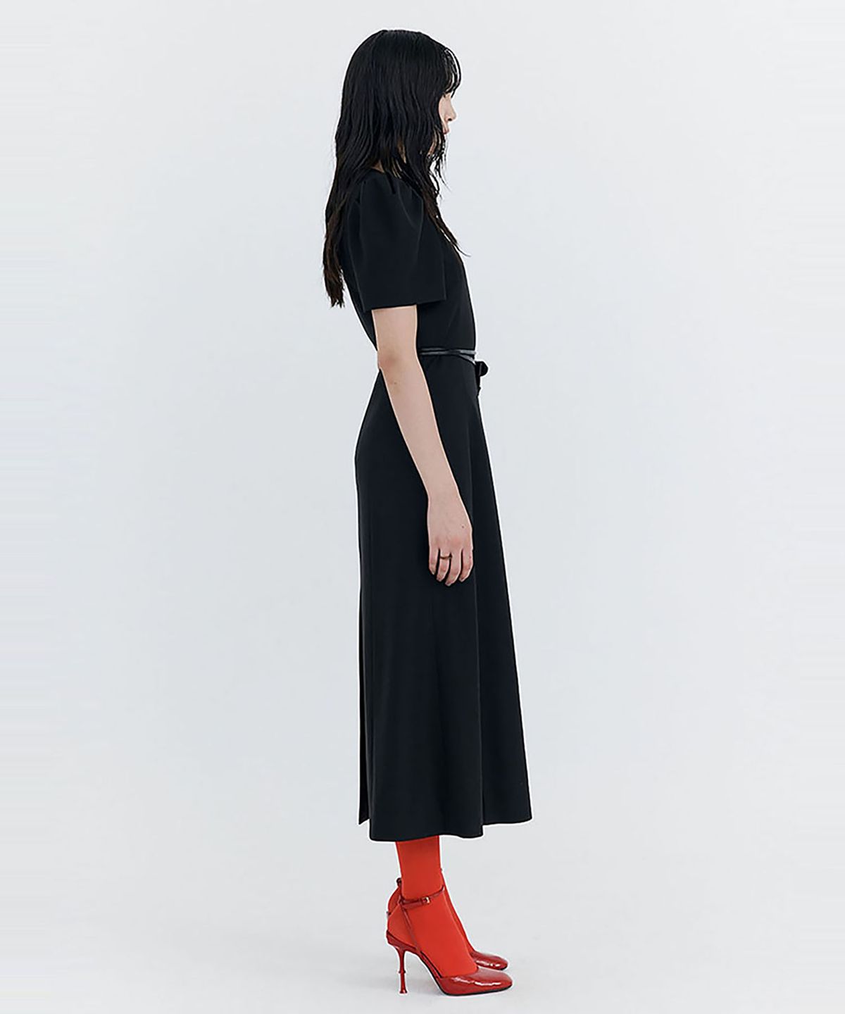 분더캄머(WNDERKAMMER) Puff Holiday Dress_Black(퍼프 홀리데이 드레스_블랙)