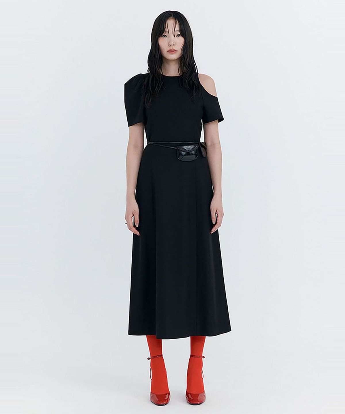 분더캄머(WNDERKAMMER) Puff Holiday Dress_Black(퍼프 홀리데이 드레스_블랙)