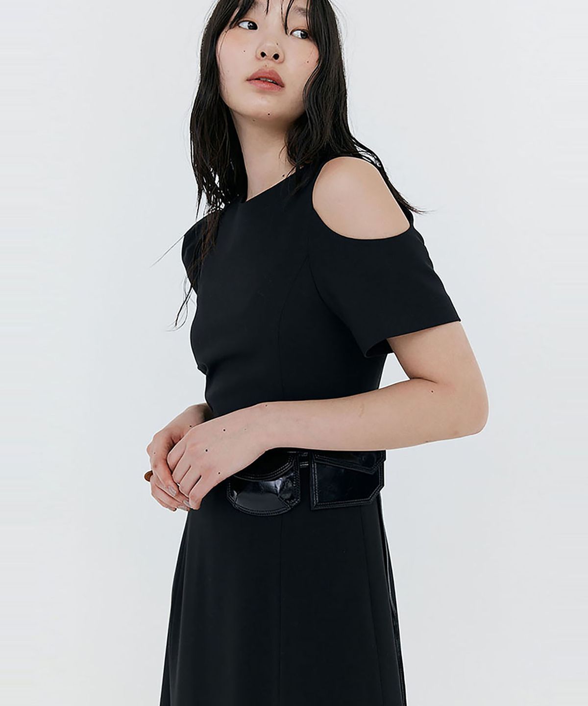 분더캄머(WNDERKAMMER) Puff Holiday Dress_Black(퍼프 홀리데이 드레스_블랙)