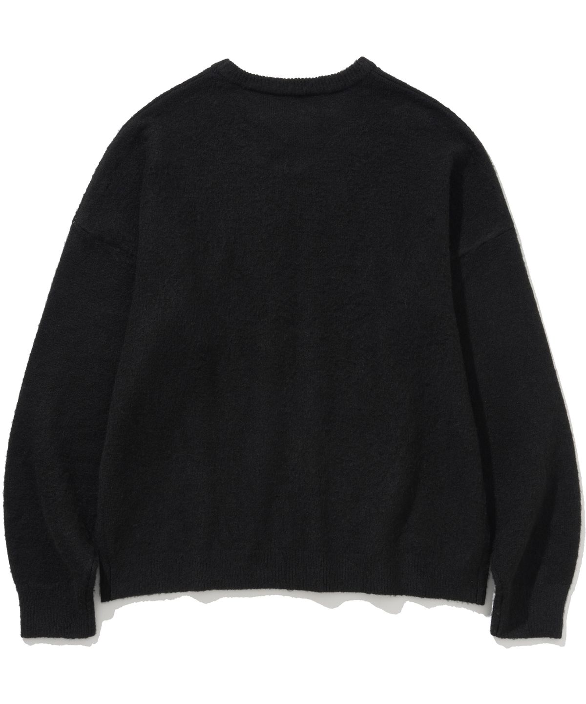 낫포너드(NOT4NERD) Judgment Mohair Knit Sweater - Black