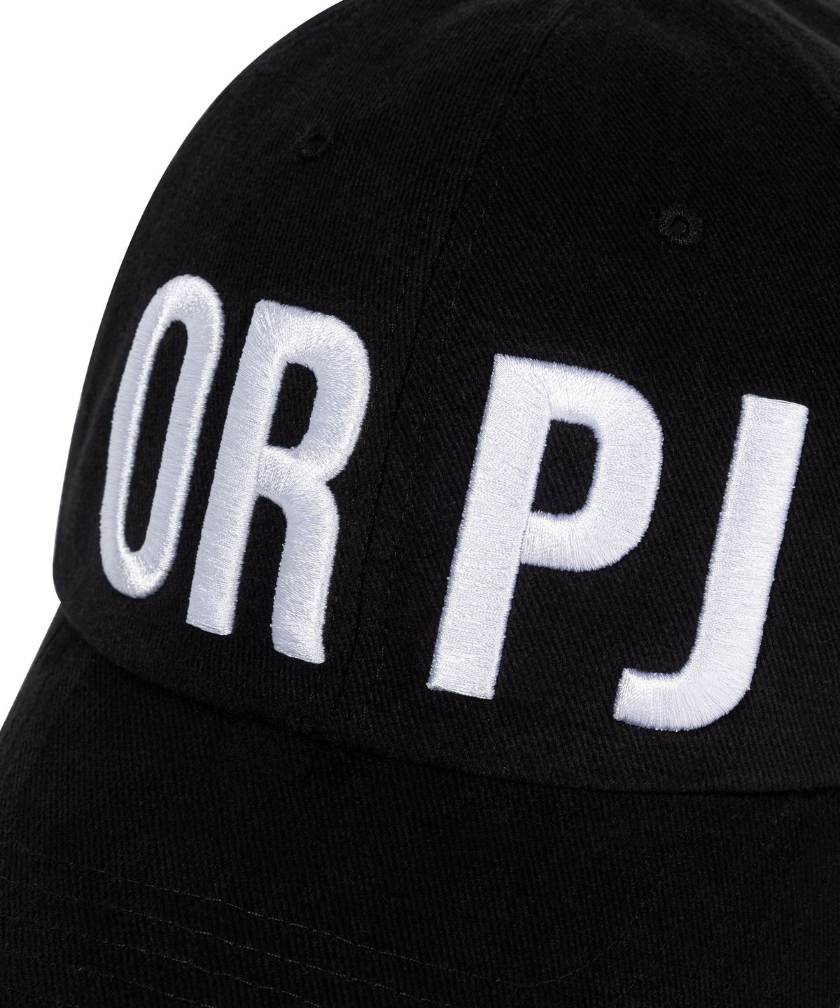 온리드프로젝트(ONRIDPROJECT) ORPJ 빅 로고 볼캡 - 블랙