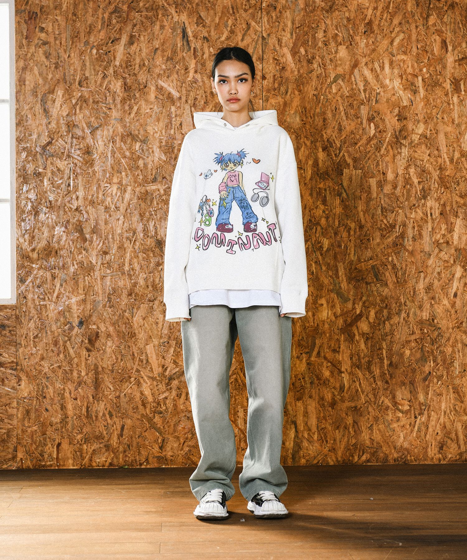 【DOMINANT】Keyring Girl Hoodie White MUSINSA | DOMINANT Keyring Girl Hoodie White