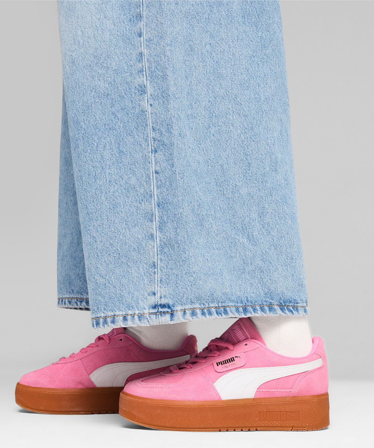 푸마(PUMA) 팔레르모 엘리베이터 우먼스 - 핑크:검 / 399348-06