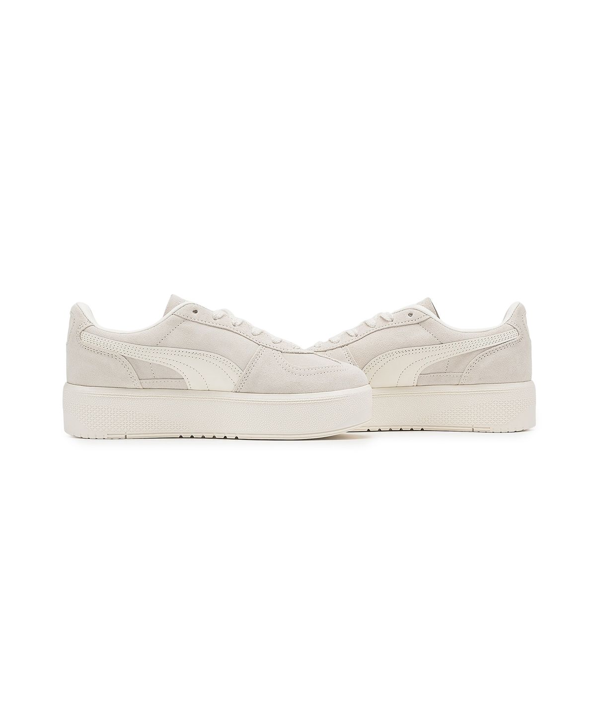 푸마(PUMA) 팔레르모 엘리베이터 우먼스 - 웜화이트:실버 / 399348-09