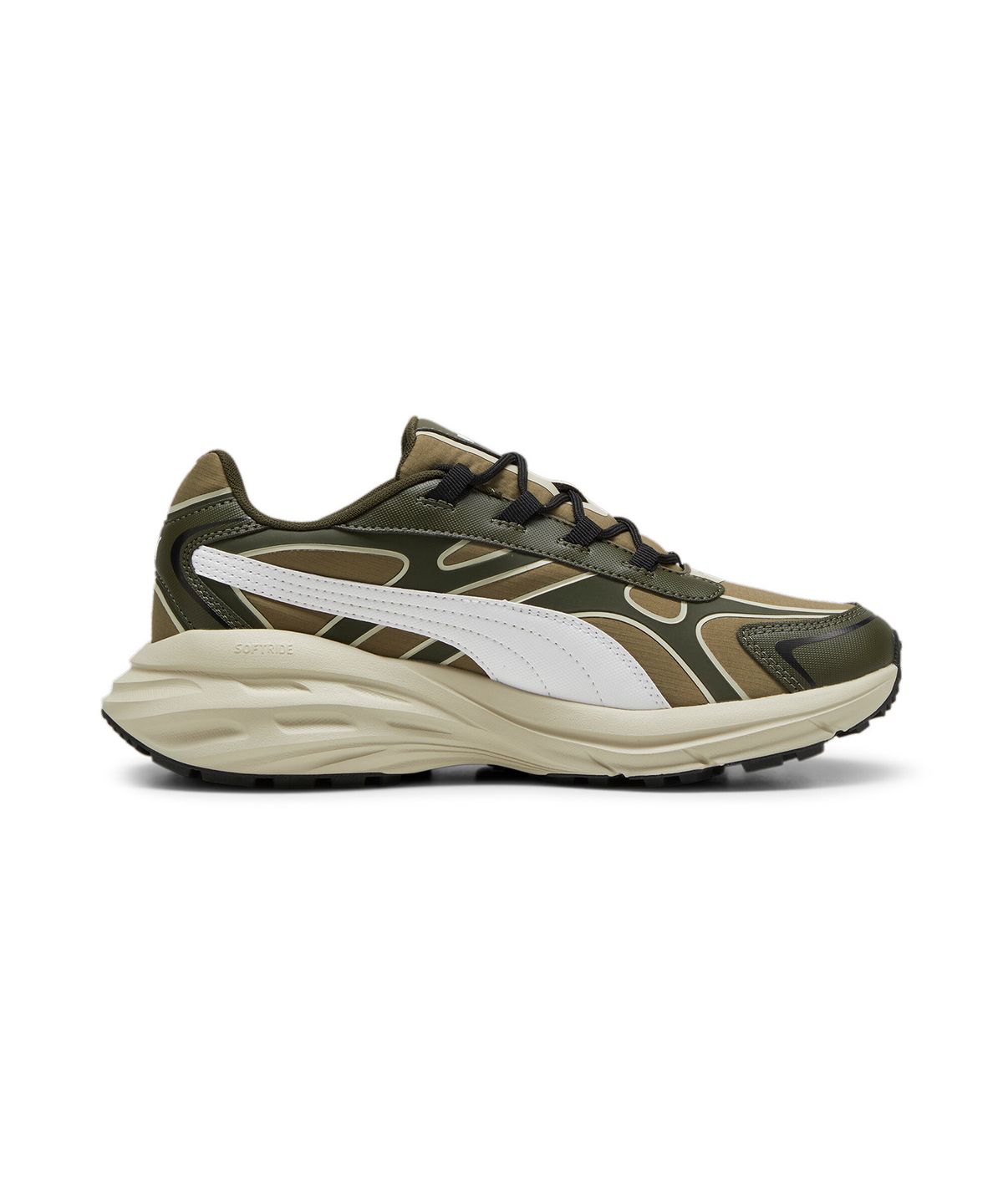 푸마(PUMA) 힙노틱 LS Abrupt - 올리브:블랙 / 397668-02