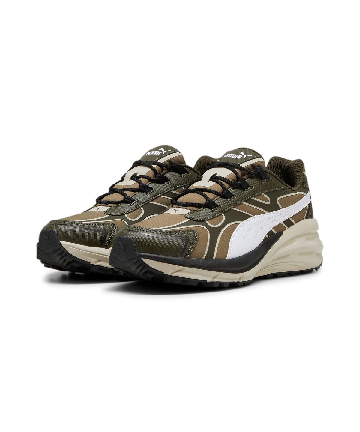 푸마(PUMA) 힙노틱 LS Abrupt - 올리브:블랙 / 397668-02