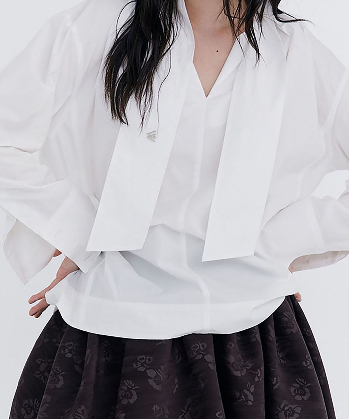 분더캄머(WNDERKAMMER) W-Logo Brooch_Silver(W 로고 브로치_실버)