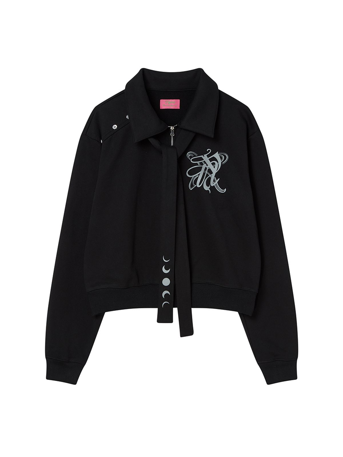 엔와이엑스엑스(NYXX) SNAP COLLAR SWEATSHIRT_SCALF SET BLACK
