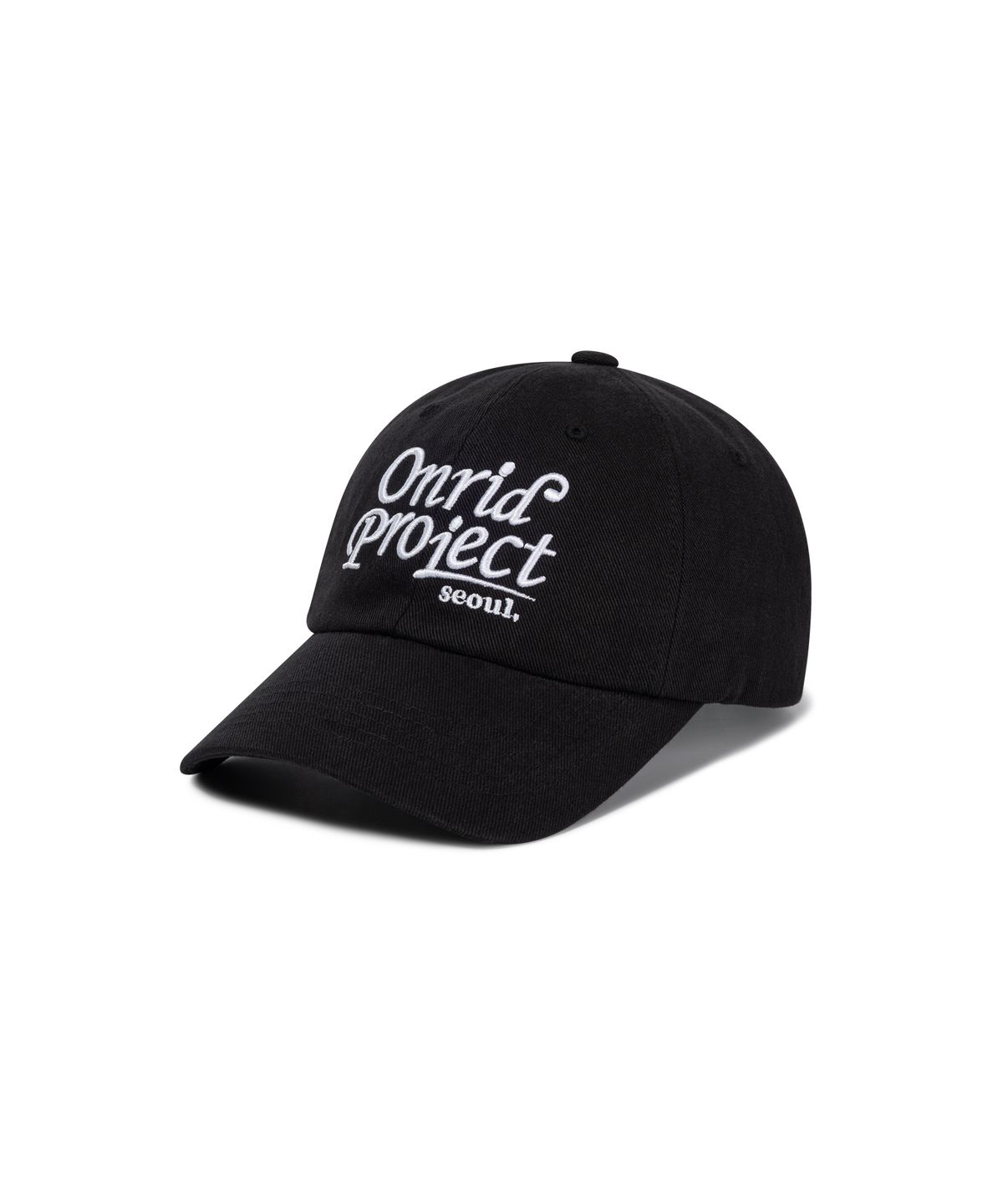 온리드프로젝트(ONRIDPROJECT) 코르시바 볼캡 - 블랙