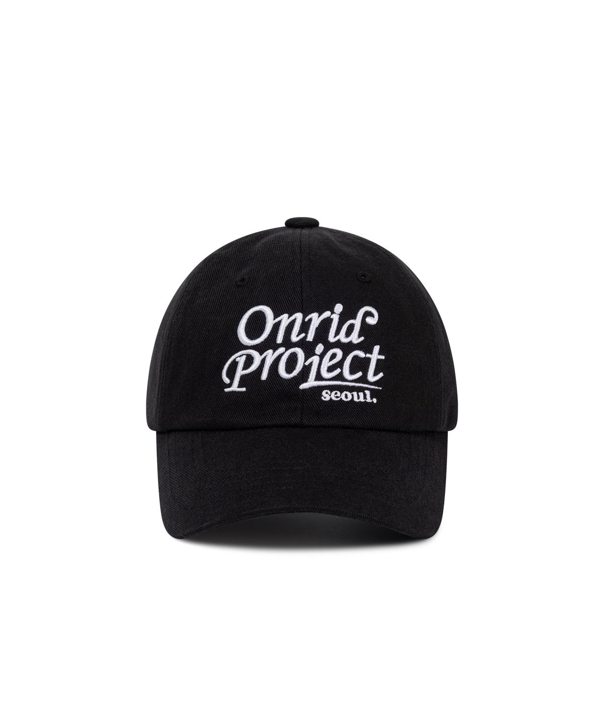 온리드프로젝트(ONRIDPROJECT) 코르시바 볼캡 - 블랙