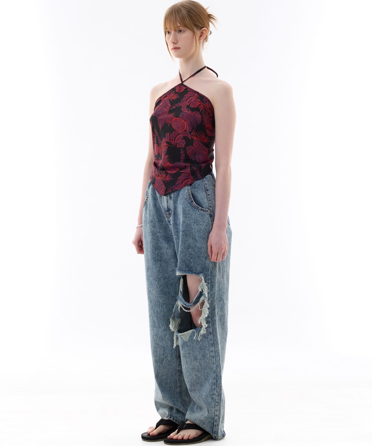아리킴(ARIKIM) FINE HALTERNECK / BLACK
