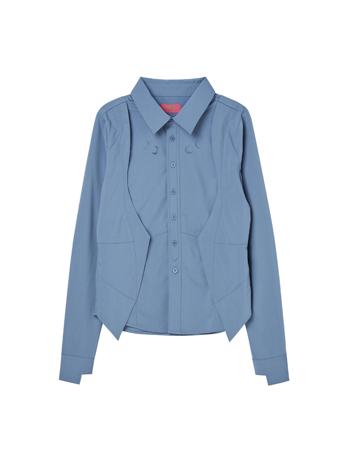 엔와이엑스엑스(NYXX) WING TIP SLIMFIT SHIRTS DEEP BLUE