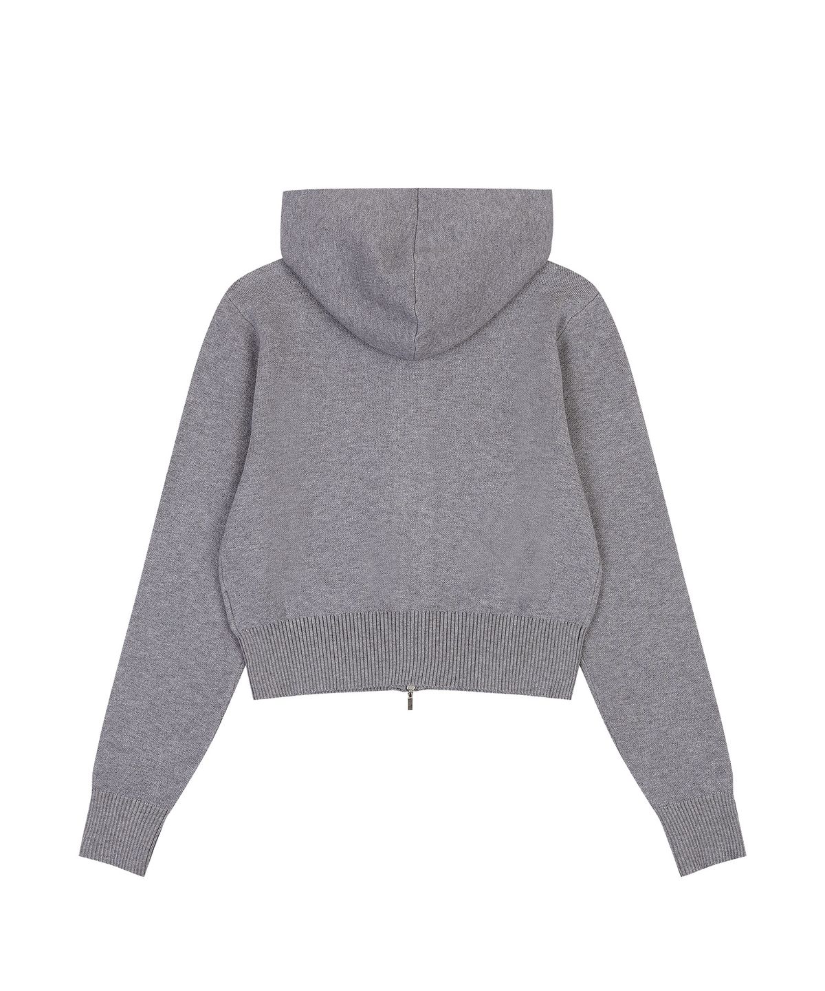 델리센트(DELICCENT) 소프트 후드 집업 가디건 [GRAY]