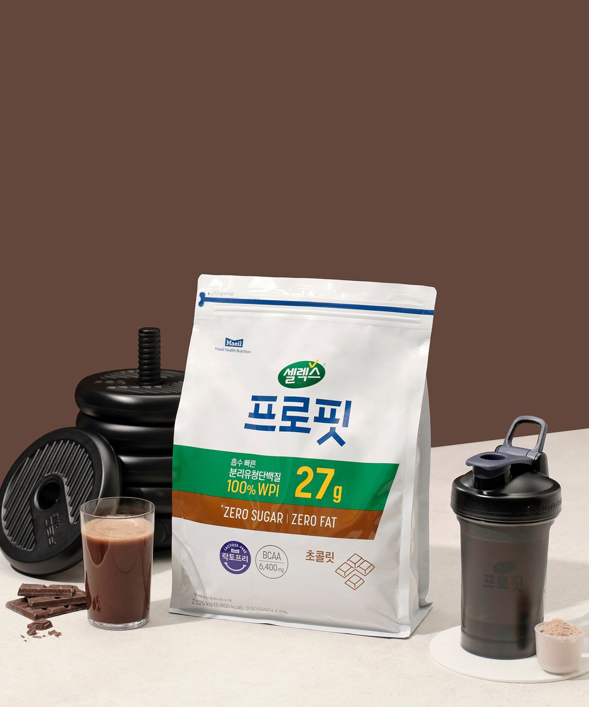 셀렉스(SELEX) 프로핏 100% 웨이프로틴(WPI)  파우더 초콜릿 1kg, 2kg 택 1
