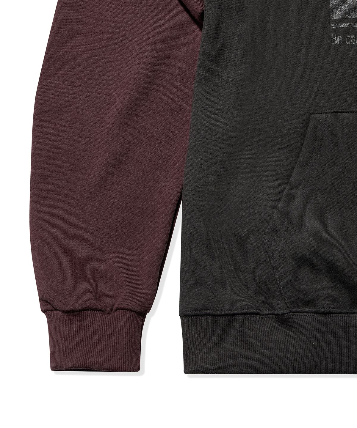 캑터스도넛마켓(CACTUSDONUTMARKET) Crunch Raglan Hoodie - Burgundy
