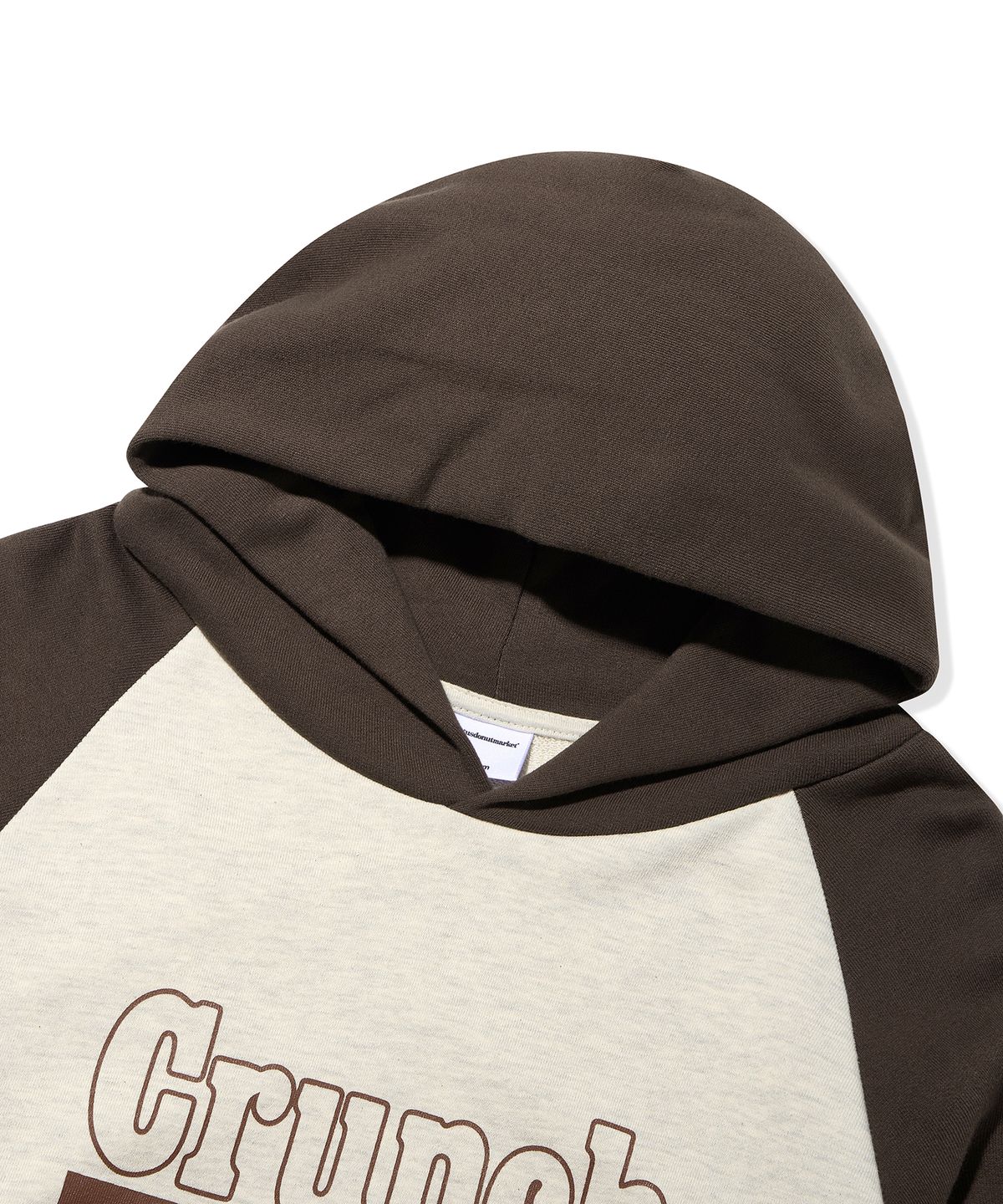 캑터스도넛마켓(CACTUSDONUTMARKET) Crunch Raglan Hoodie - Brown