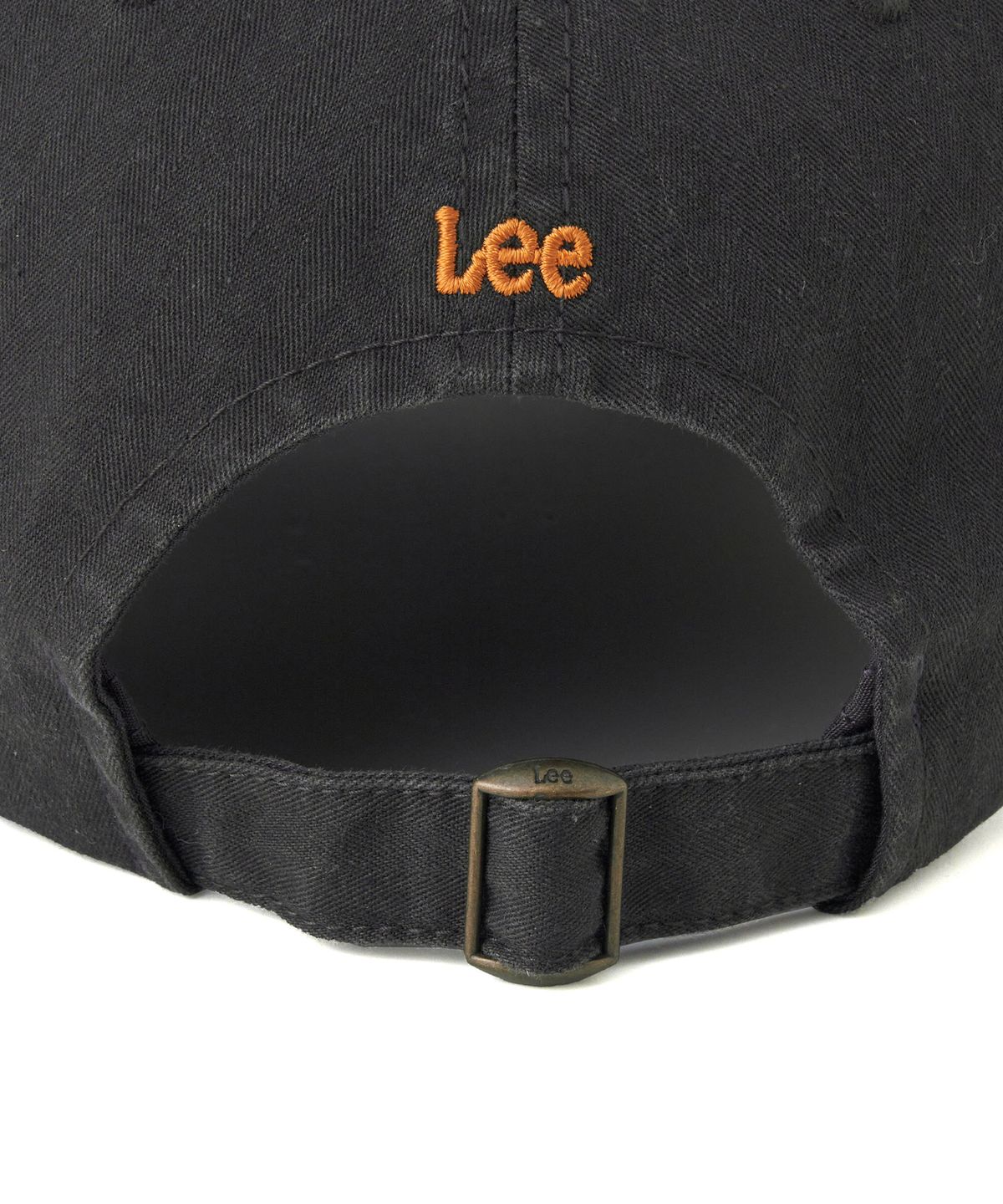 리(LEE) 헤링본 라벨 볼캡 차콜