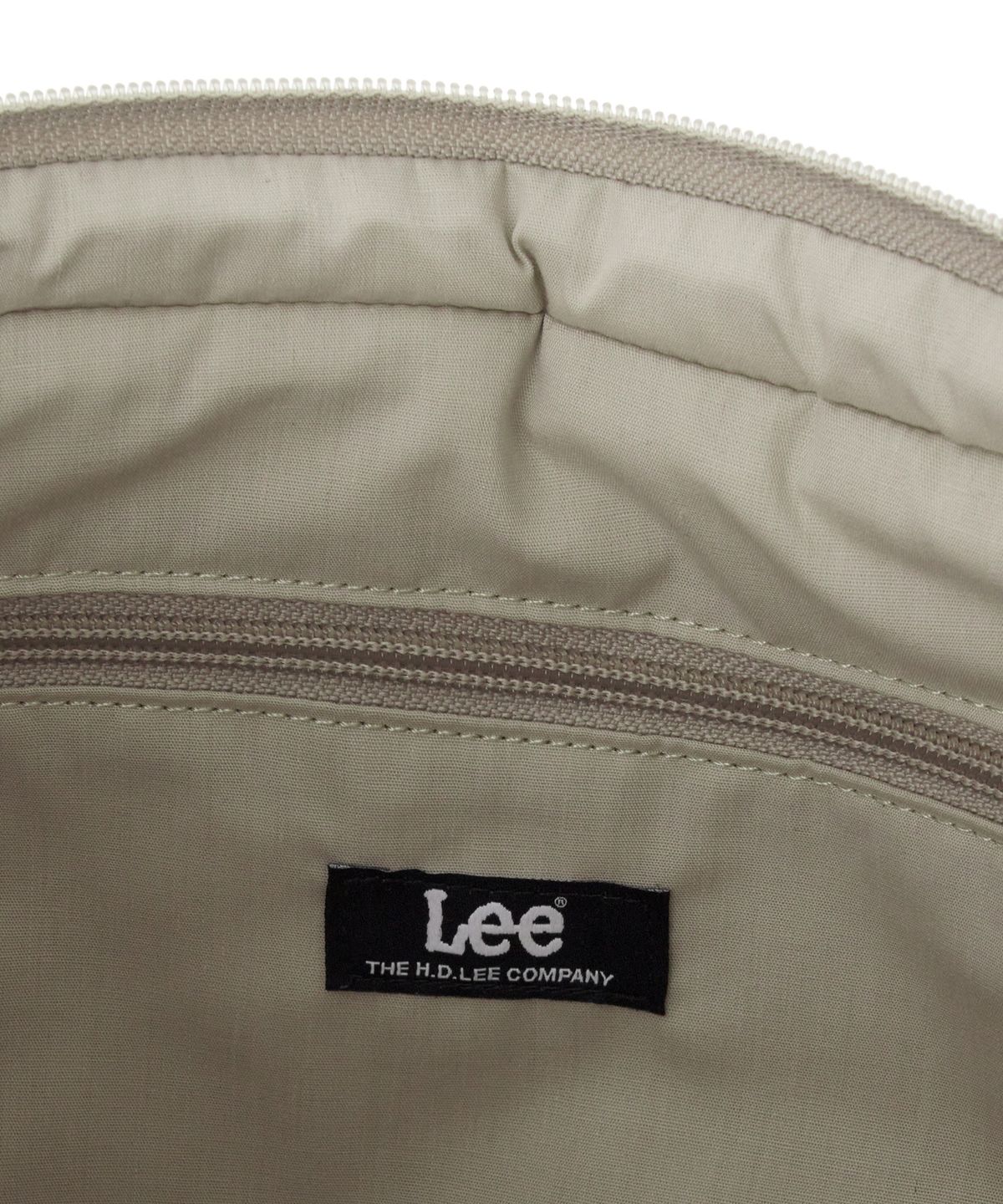 리(LEE) 투웨이 퀼팅 호보백 베이지