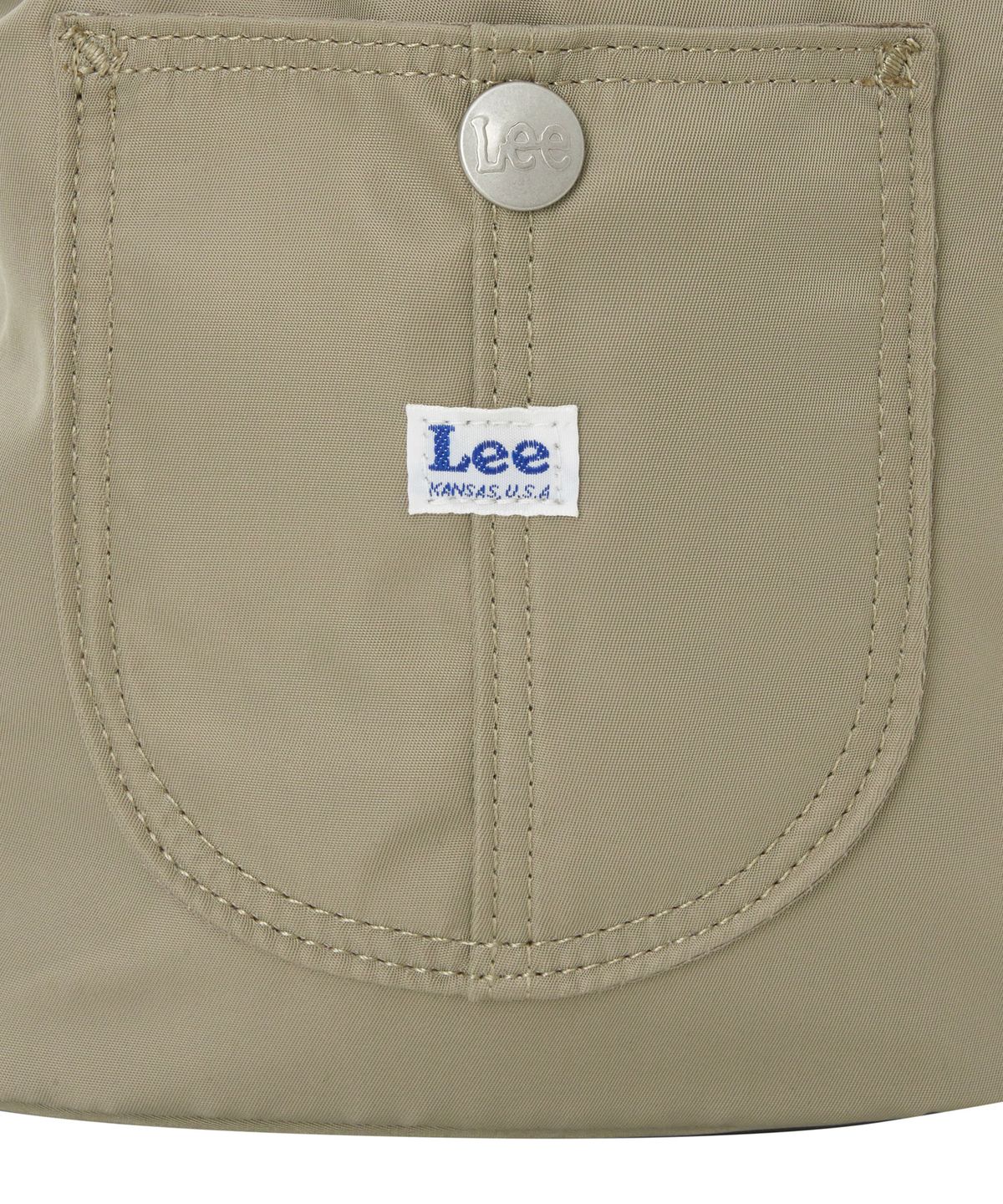 리(LEE) 핸들 버킷백 베이지