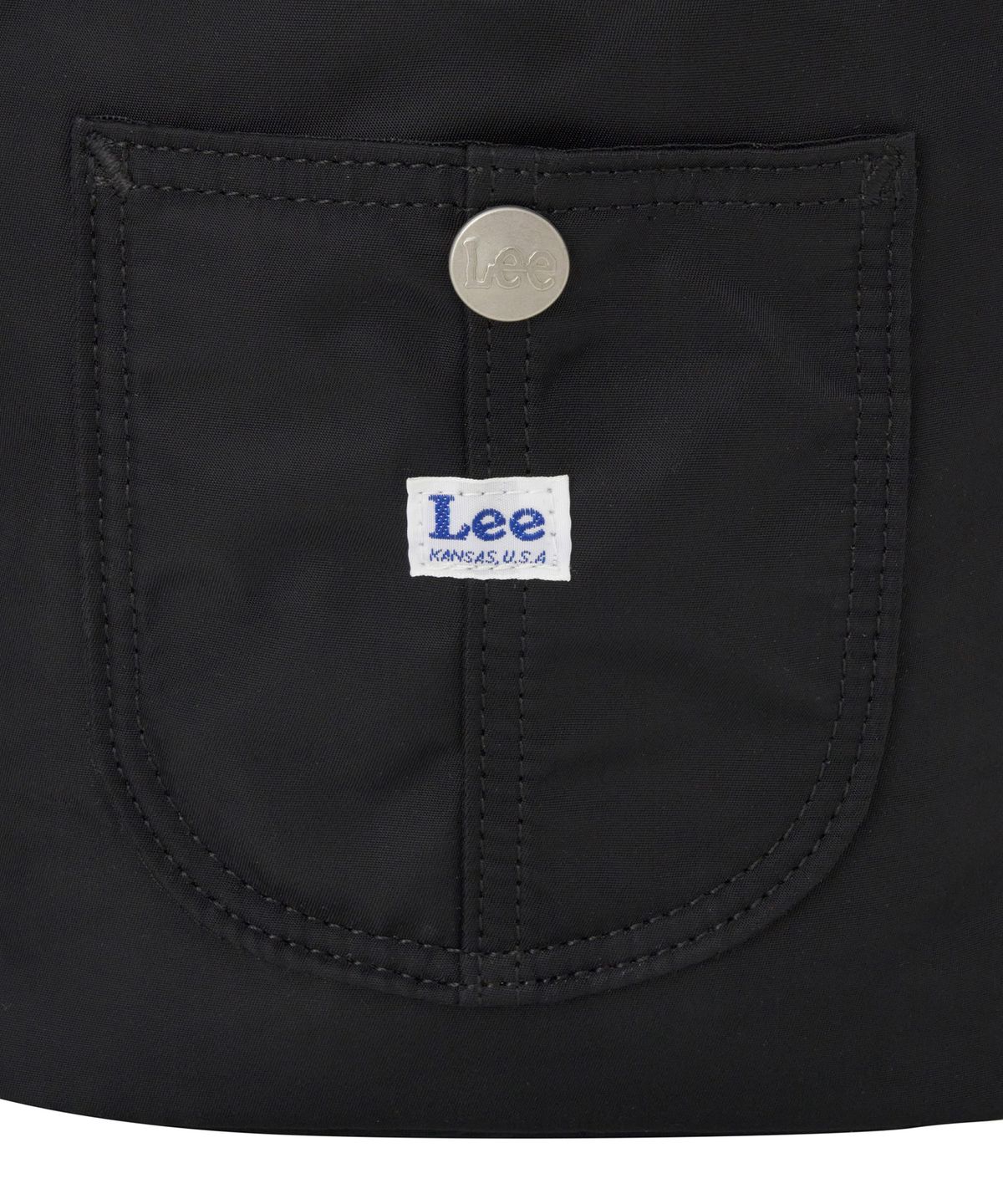 리(LEE) 핸들 버킷백 블랙