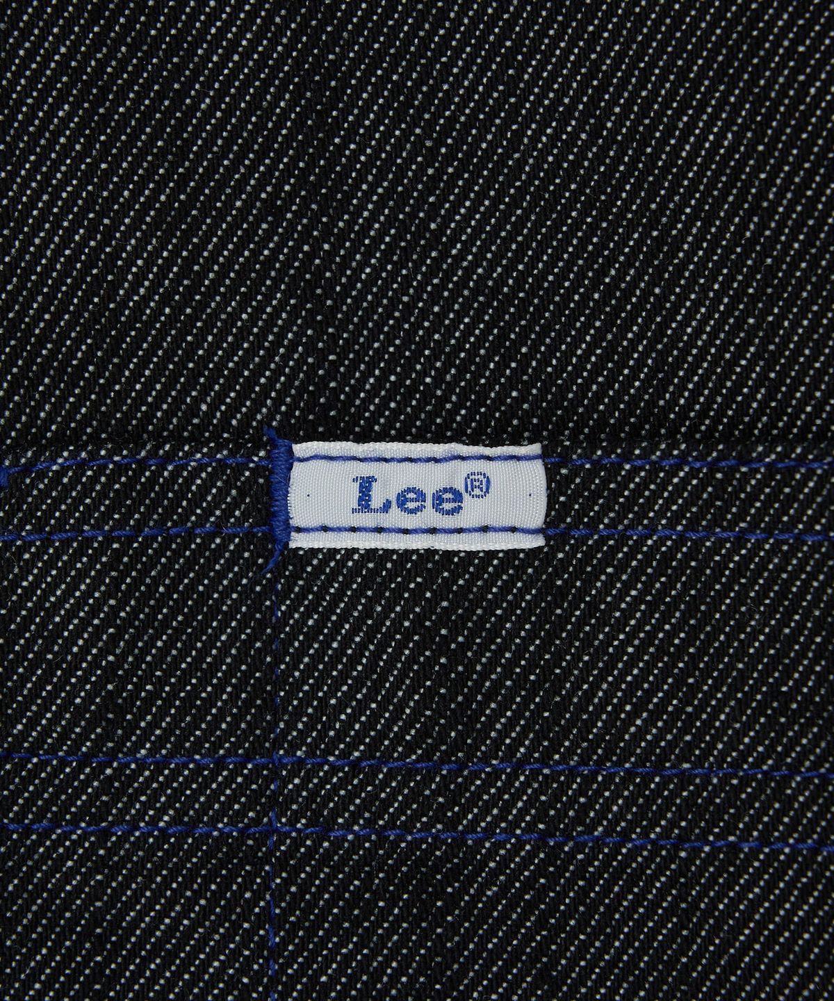 리(LEE) 스티치 포인트 데님 셔츠 블랙