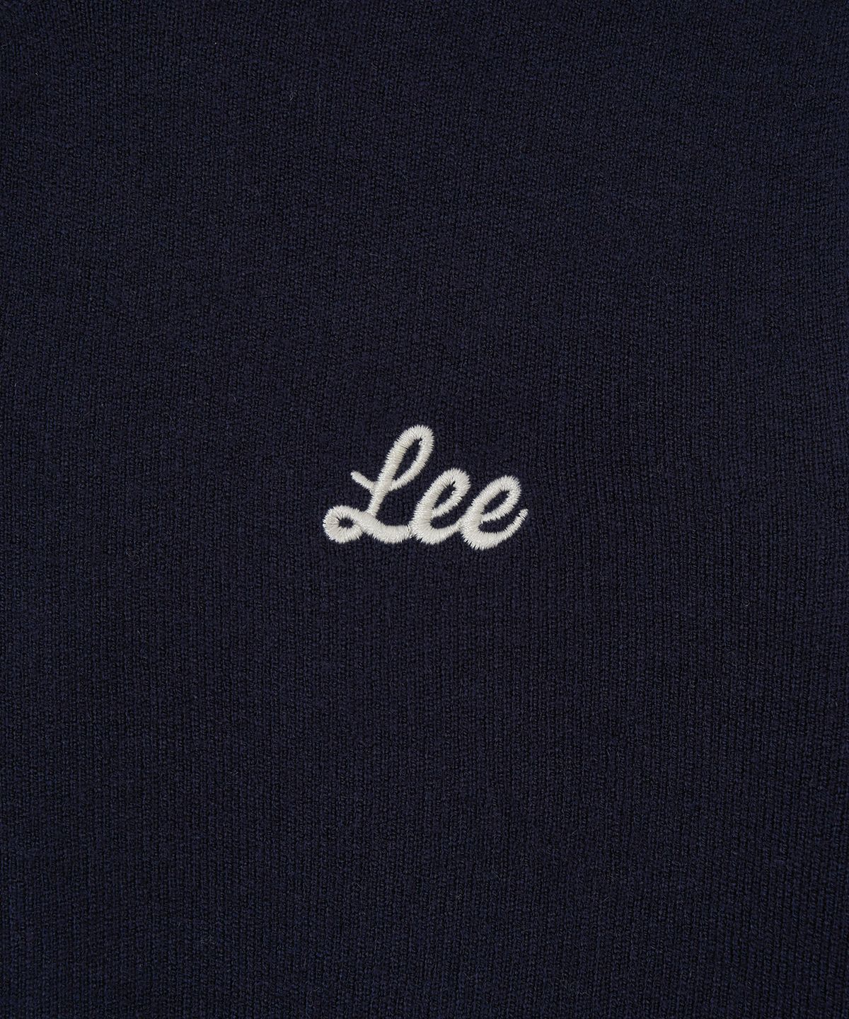 리(LEE) 우먼 라운드넥 가디건 네이비