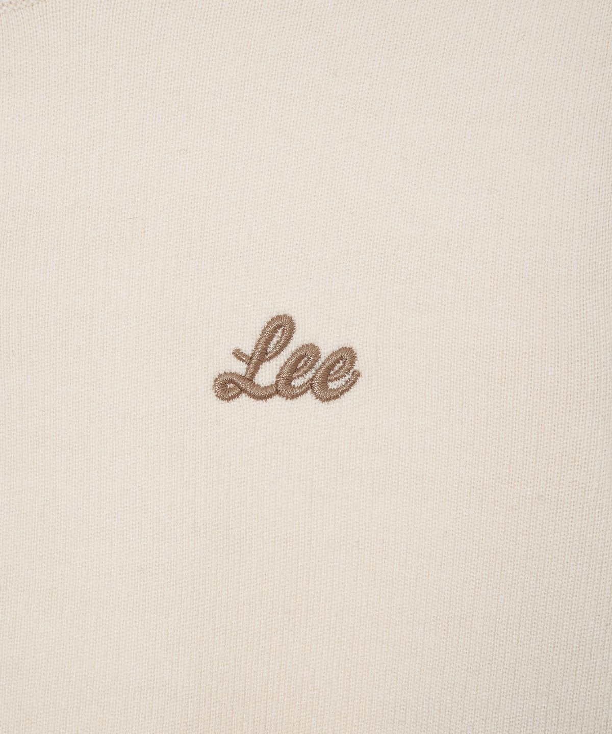 리(LEE) 우먼 라운드넥 가디건 아이보리