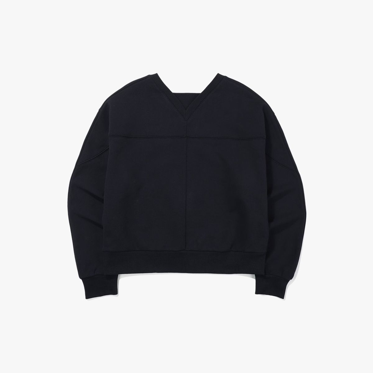디아도라(diadora) 레몬 그래픽 크롭 스웻셔츠 우먼 NAVY