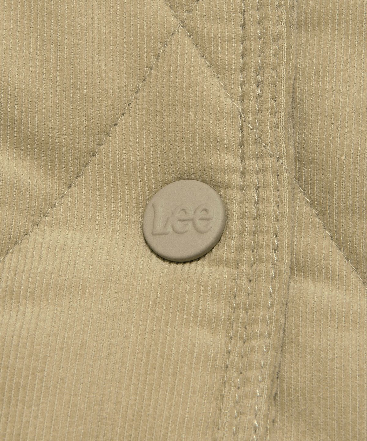 리(LEE) 우먼 퀼팅 크롭 자켓 베이지