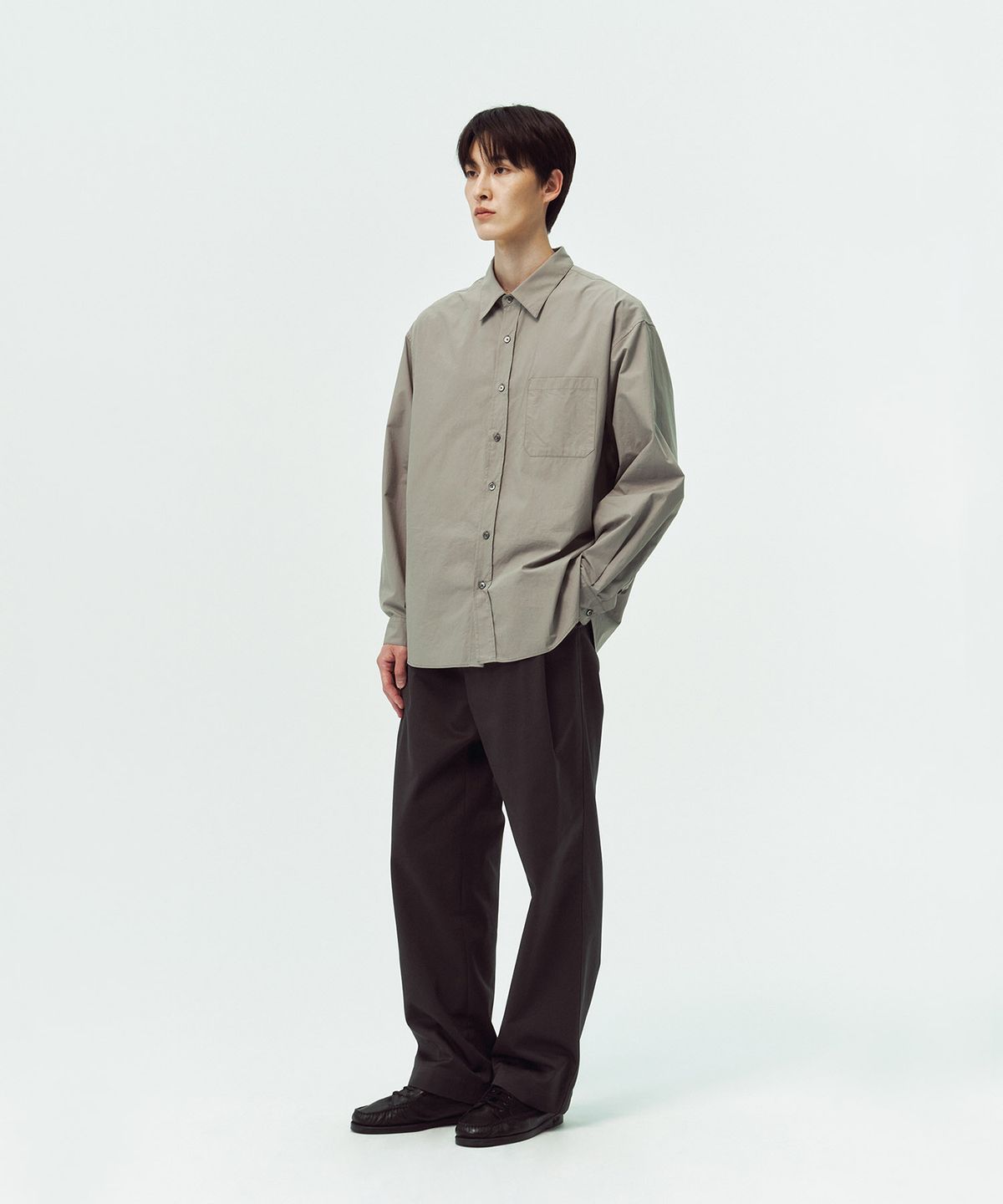 블랭크룸(BLANKROOM) 필드데이 셔츠_DUSTY OLIVE