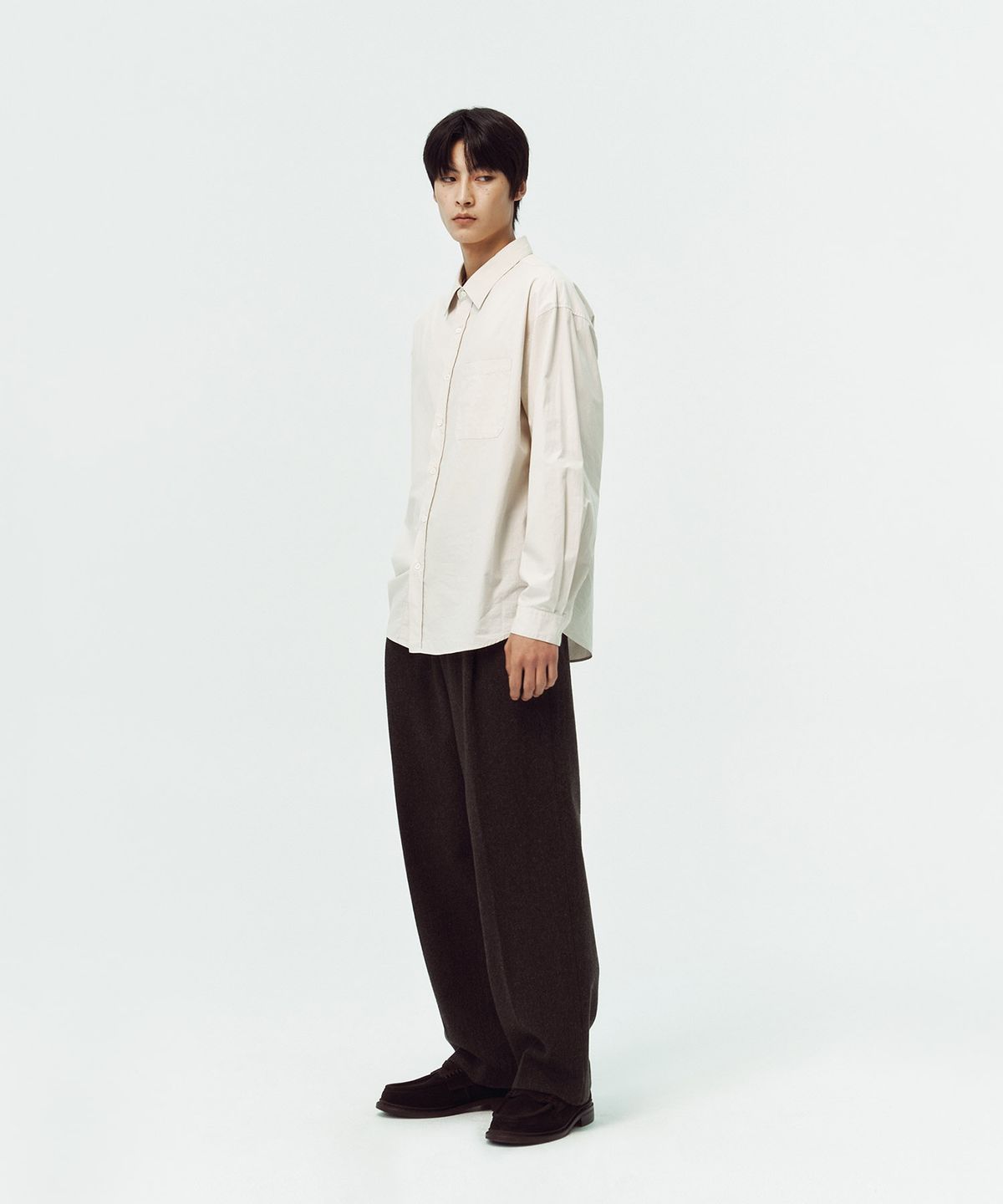 블랭크룸(BLANKROOM) 필드데이 셔츠_MILK BEIGE