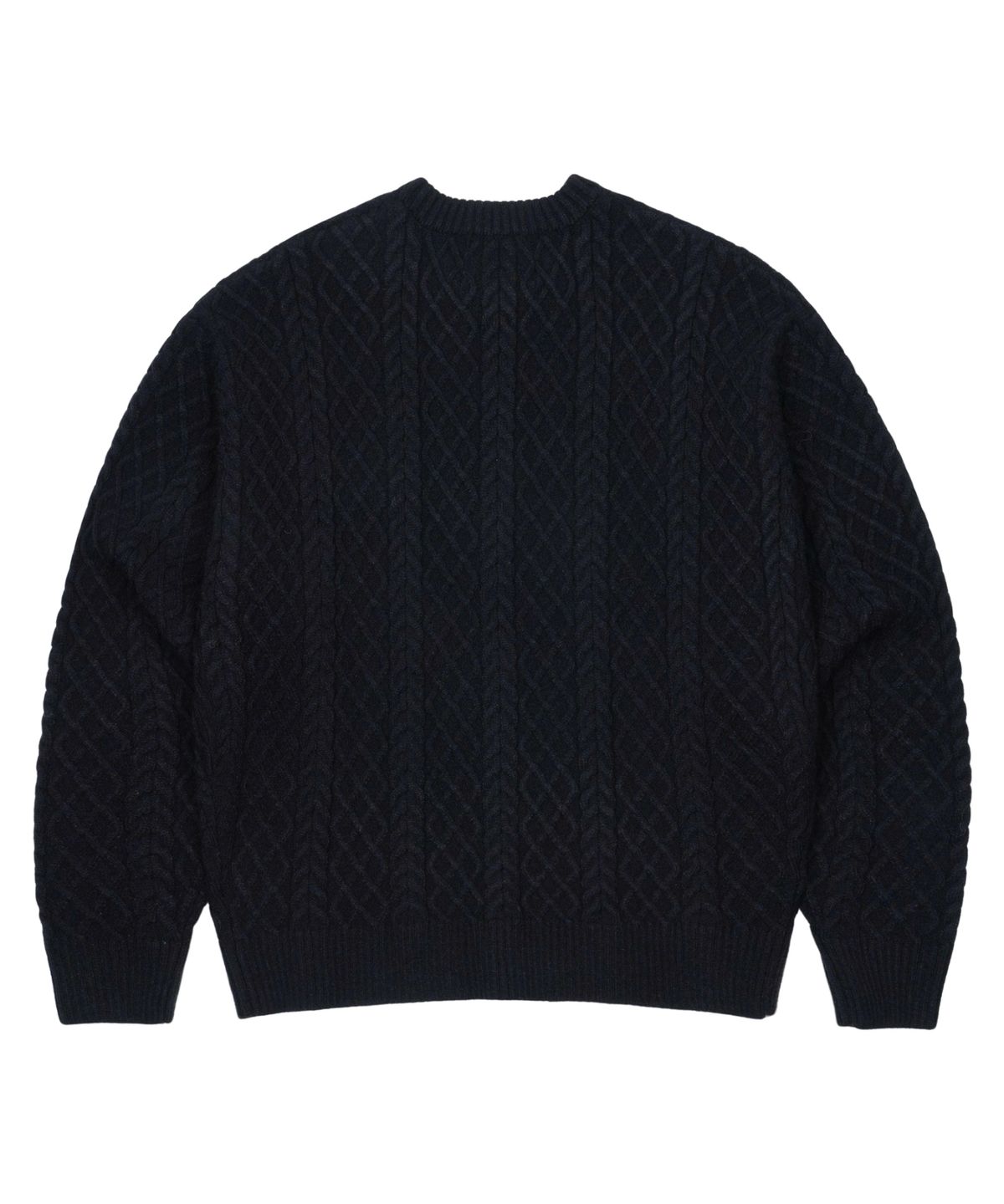 아이돈워너셀(IDWS) Dusky Day Crewneck Knit Black