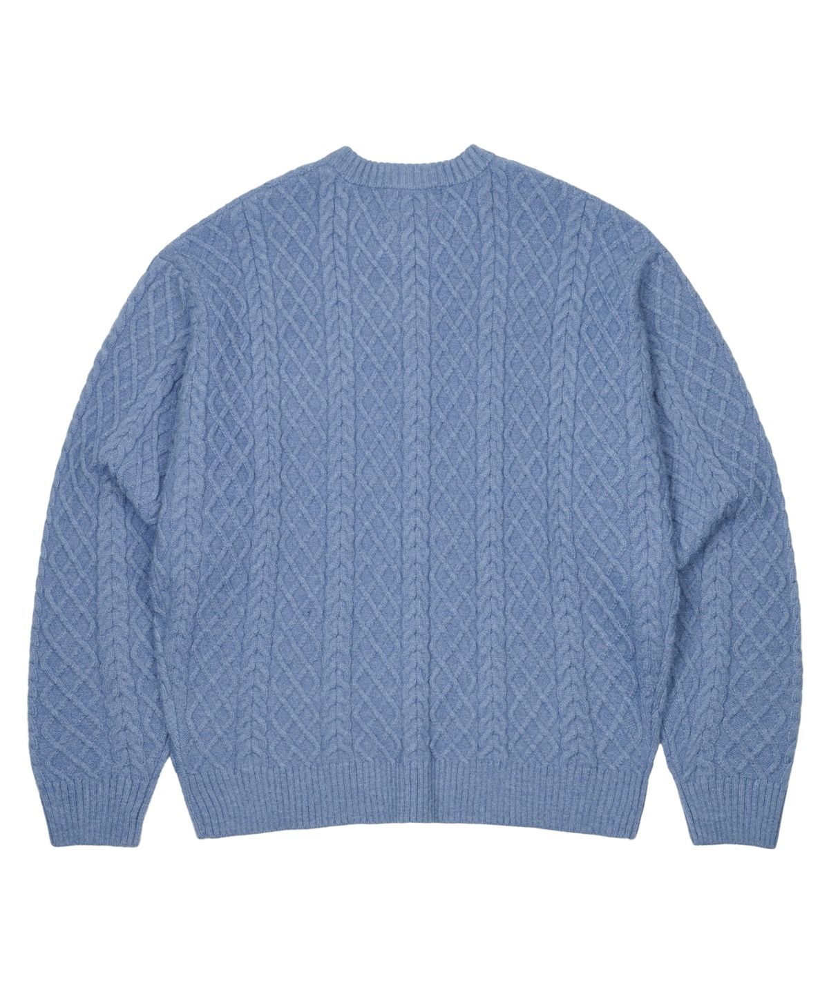 아이돈워너셀(IDWS) Dusky Day Crewneck Knit Blue