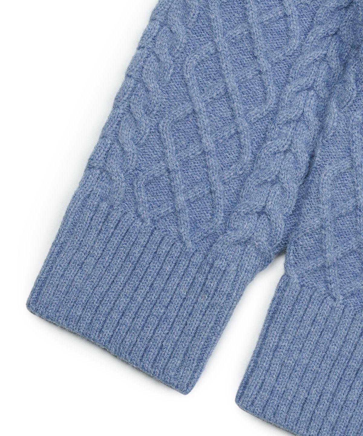 아이돈워너셀(IDWS) Dusky Day Crewneck Knit Blue