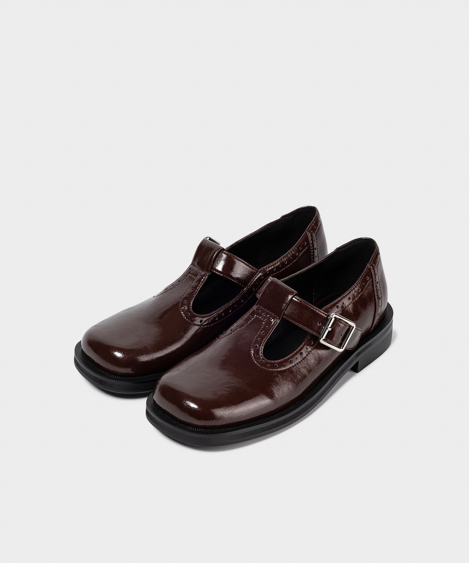韓国大人気 【KHIHO】 PUNCHING MARY JANE LOAFER MUSINSA | KHIHO PUNCHING MARY JANE LOAFER / 2 COLORS