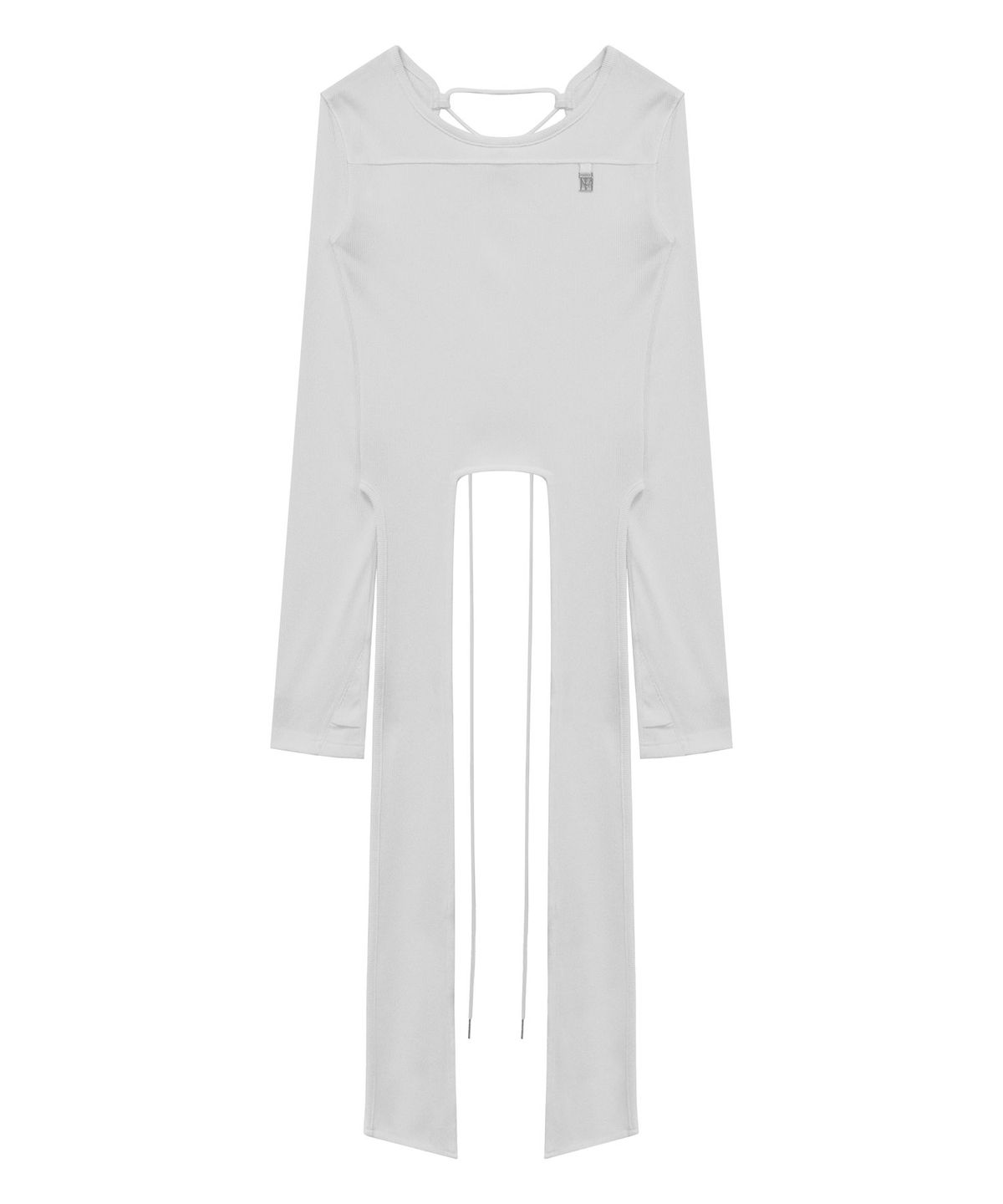트리밍버드(TREEMINGBIRD) Back-less Strap Long Sleeve [ White ]