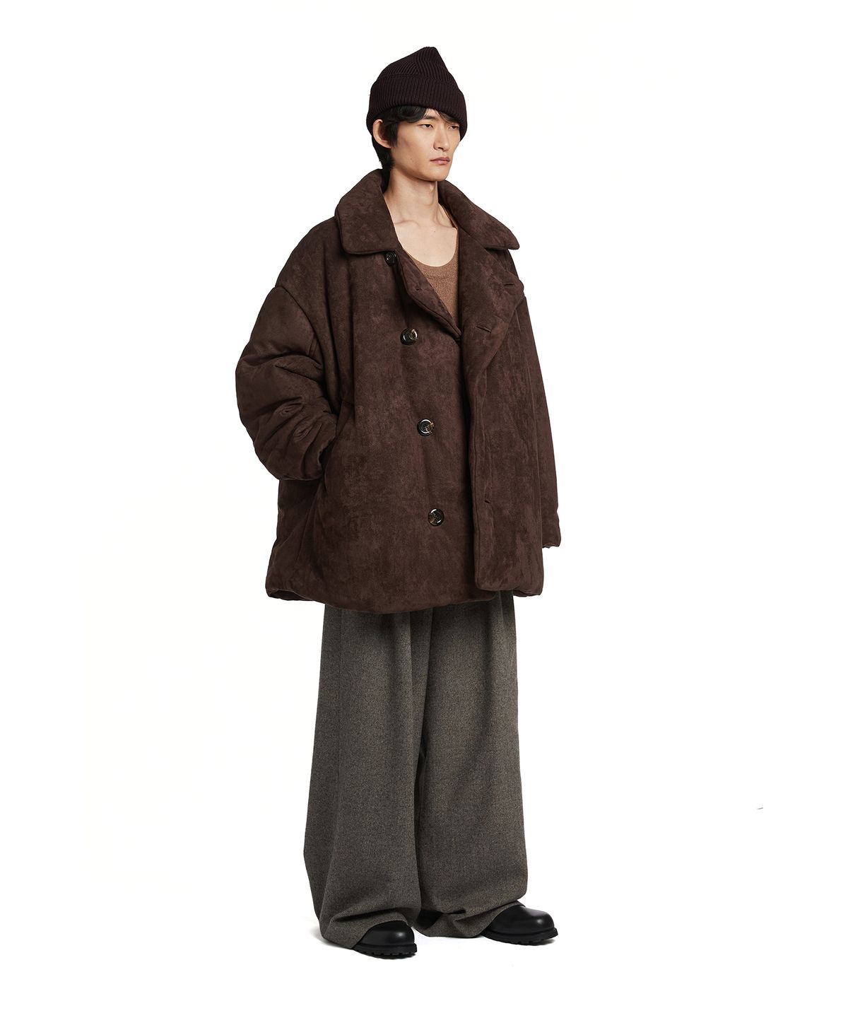 트렁크프로젝트(TRUNK PROJECT) Pleated Trousers_Grey