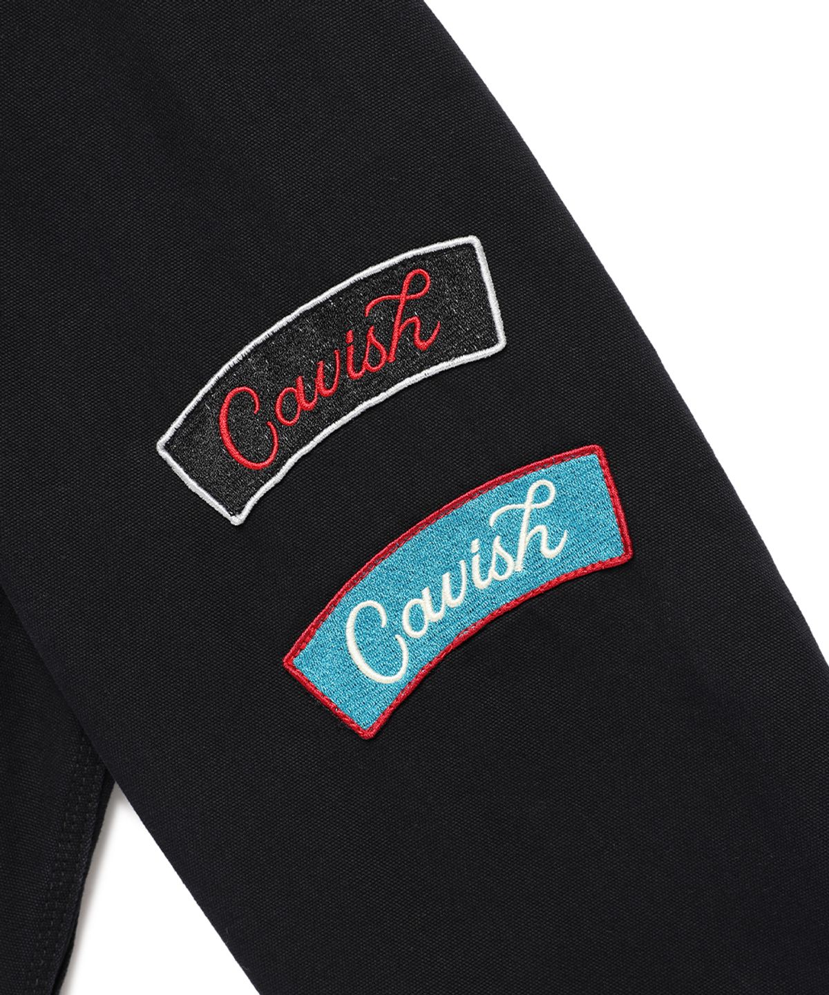 카비시(CAVISH) WASHED PATCHWORK JACKET BLACK(CV2EFUB931A)