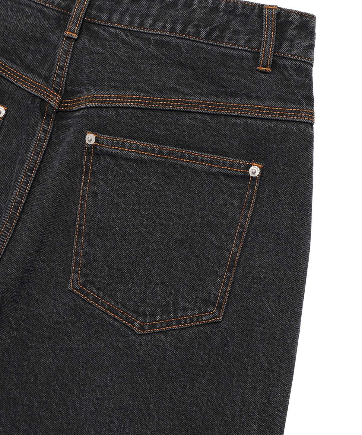 카비시(CAVISH) PATCHWORK DENIM PANTS BLACK(CV2EFUD112A)