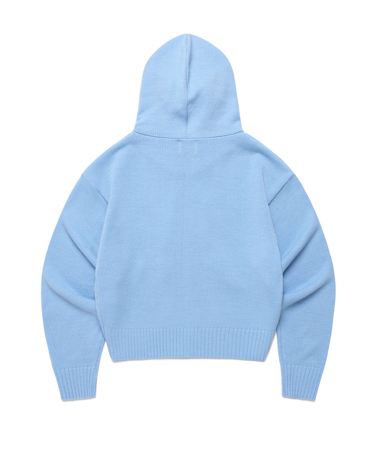 카비시(CAVISH) W SELLER LOGO KNIT ZIP UP HOODIE BLUE(CV2EFFK684A)