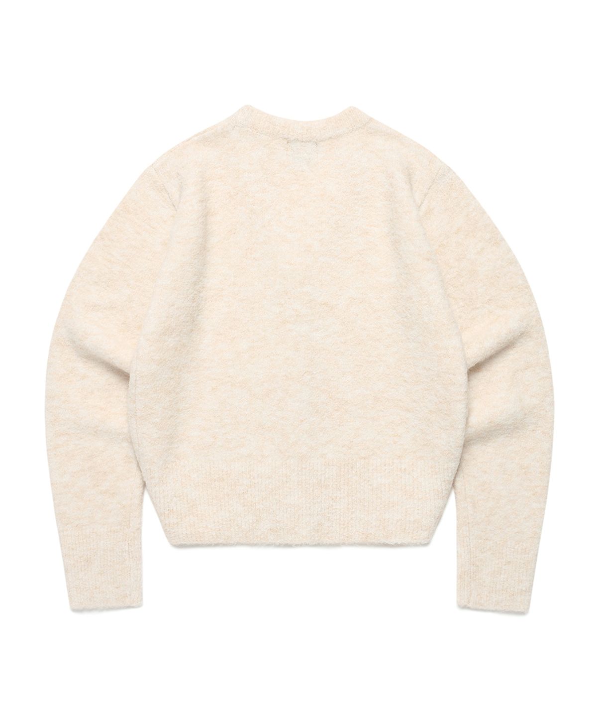 카비시(CAVISH) W TWO TONE BOUCLE CARDIGAN IVORY(CV2EFFK683A)